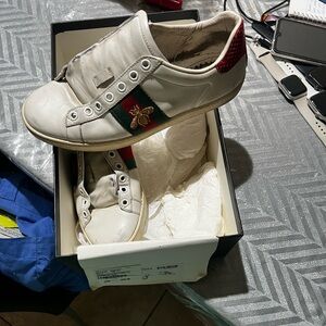 LEATHER-Gucci MADE IN ITALY shoes